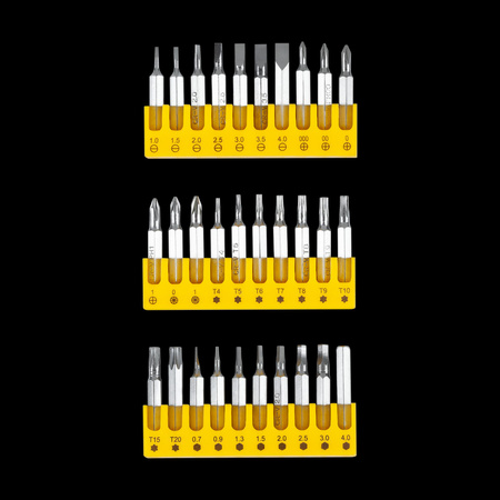 Zestaw śrubokręt precyzyjny 32 końcówki