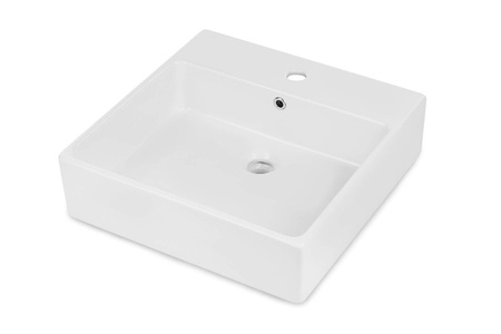 Umywalka ceramiczna nablatowa/ścienna - 50x50 cm (CDT 6U5S) - Deante
