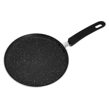 Patelnia do naleśników Ø22cm, aluminium,czarny marmurek Kingh KH-1127