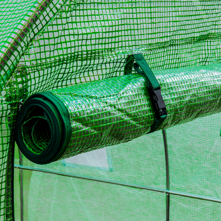 Tunel Foliowy Ogrodowy Zielony 10m2