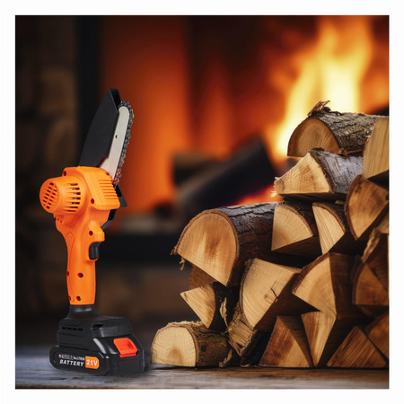 PIŁA ŁAŃCUCHOWA AKUMULATOROWA 4" 21V KD10627 - KRAFT&DELE