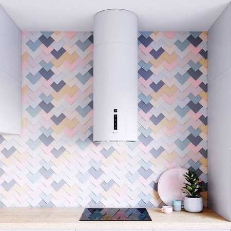 Przedłużka górna do okapów: ROXANO/HEWENO - WHITE GLOBALO