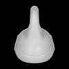 Kettlebell bitumiczny 16 kg szary REBEL ACTIVE