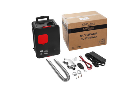 MOBILNA NAGRZEWNICA OGRZEWANIE POSTOJOWE OLEJOWA LCD 9kW PILOT 12/24/230V KD11783 - KRAFT&DELE