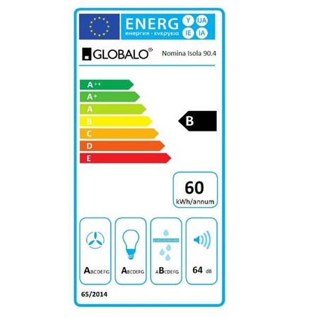Okap kuchenny Nomina Isola 90.4 Sensor Black GLOBALO
