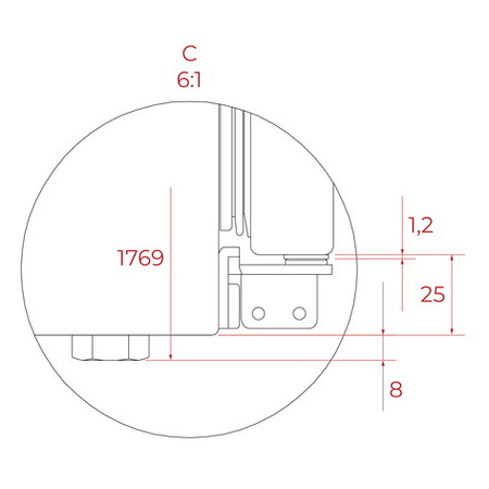 Chłodziarko-zamrażarka do zabudowy 177cm RBF 73351 FI WH TEKA