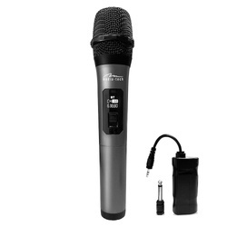 MIC HERO WIRELESS - Mikrofon sceniczny bezprzewodowe z wyświetlaczem oraz odbiornikiem USB-C. Do wszystkich głośników (również KARAOKE) z wejściem mikrofonowym 3,5mm lub 6,3mm.