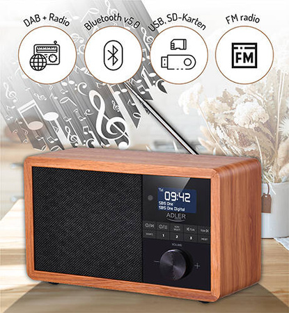 AD 1184 Radio Dab + Bluetooth