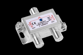 Splitter 2way 5-2450MHz power pass