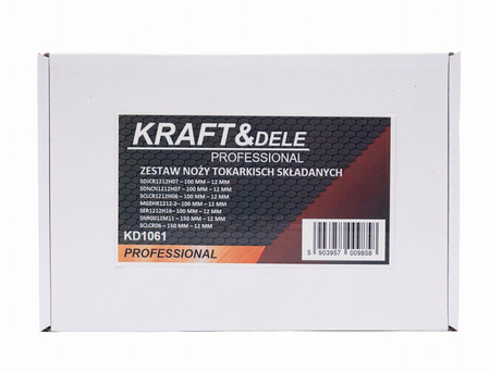 ZESTAW NOŻY TOKARSKICH KD1061 - KRAFT&DELE