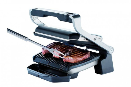 Grill Tefal GC712D ( składany ; 2000W ; kolor srebrny )