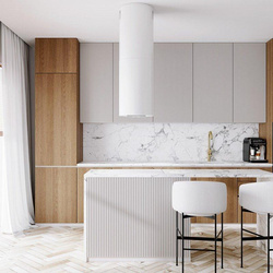 Okap kuchenny Lobelio Isola 39.1 White GLOBALO