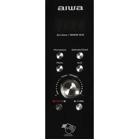 Kuchenka mikrofalowa z grillem Aiwa MW-230DGBK 800W 23L (8435256898057) - AIWA