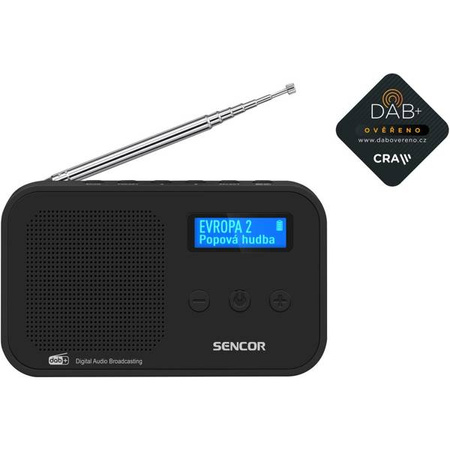 DIGITALNI RADIO SRD 7200 B DAB+/FM SENCOR