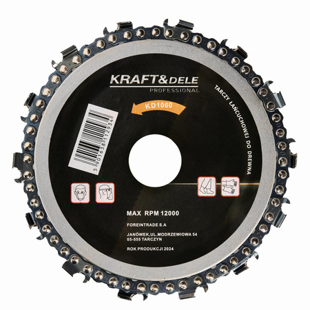 Tarcza łańcuchowa 125mm KD1060 - KRAFT&DELE