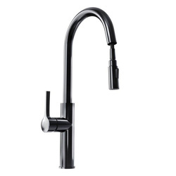 Bateria kuchenna z wyciąganą wylewką Divio Black GLOBALO