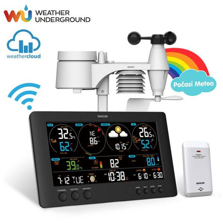 Stacja meteorologiczna SWS 12500 WiFi Stacje pogodowe SENCOR