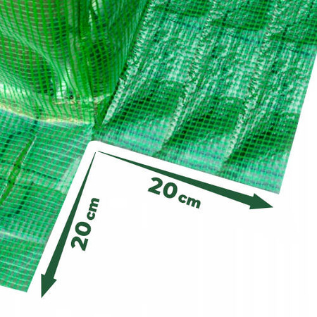 Tunel Foliowy Ogrodowy Zielony 10m2