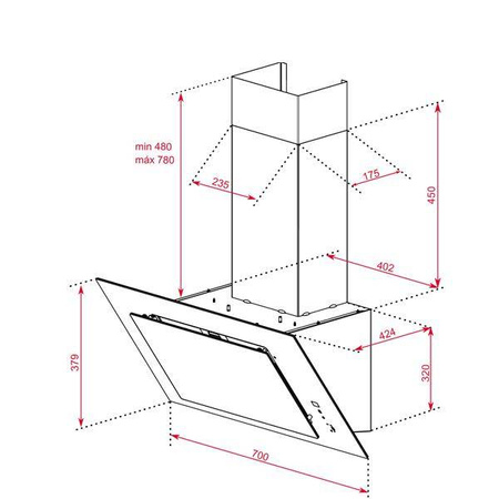 Okap DVT 78660 TBS TEKA