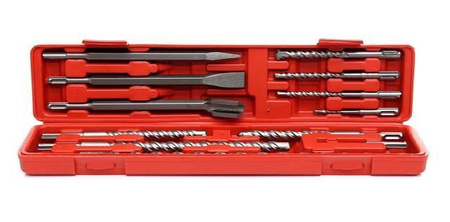 Zestaw 9 wierteł S4 + 3 dłuta SDS+ KD10206 - KRAFT&DELE