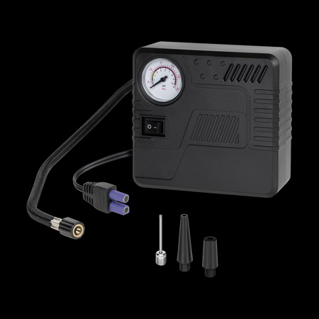 Jump starter - power bank z przewodami rozruchowymi i kompresorem