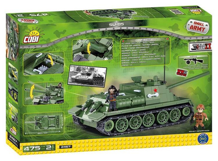 Klocki Armia SU-85 - średnie działo samobieżne