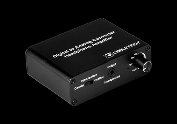 Złącze konwerter sygnału cyfrowego na analogowy z gniazdem słuchawkowym