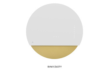 Okap przyścienny Eclipse White/Gold CDP6001BZ Ciarko Design