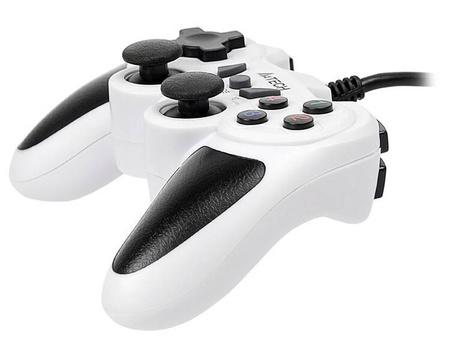 Gamepad A4TECH X7-T4 Snow PC/PS2/PS3