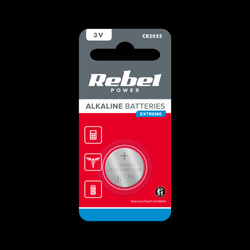 Bateria REBEL EXTREME CR2025 1szt/blist.