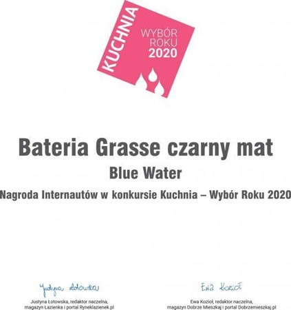 Grasse - czarny mat Art Platino