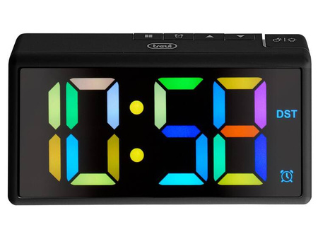 Zegar-budzik Trevi EC88600 rgb black