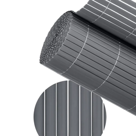 Dwustronna Mata PVC 140x400cm Szara