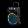 Aktywna kolumna głośnikowa (z 2 mikrofonami bezprzewodowymi UHF, SD, Bluetooth, FM, USB, LED) 60 Watt