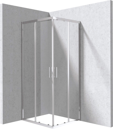 Kabina prysznicowa prostokątna 80x90 cm (KYC 0089P) - Deante