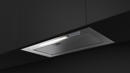 Okap w pełni zintegrowany, łatwy w montażu i z miejscem na przechowywanie INTEGRA GFI 63030 KOS IX TEKA