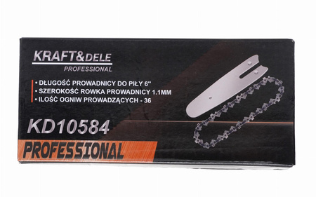 PROWADNICA I ŁAŃCUCH DO PIŁY 6" KD10584 - KRAFT&DELE