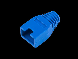 Osłona gumowa wtyku 8p8c RJ45 niebieska