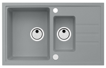 ALVEUS Zlewozmywak granitowy INTERMEZZO 70 beton (1307081)