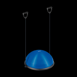 Półpiłka do balansowania, trener równowagi 58cm + pompka, REBEL ACTIVE