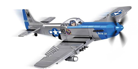 Klocki Small Army 265 elementów North American P-51D Mustang myśliwiec amerykański