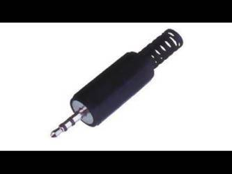 Wtyk Jack 2,5 stereo plastik
