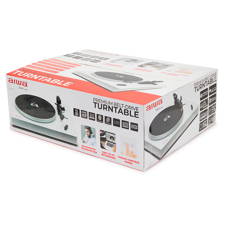AIWA gramofon APX-790BT/WT z BT, biały (RTV_AIWA_00021) - AIWA
