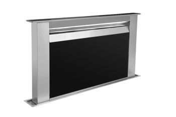 Okap blatowy Moondraft Inox/Czarne szkło CDB9001IC Ciarko Design