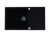 CADIT 40 kol. 91 CZARNY (860x500) zlew Granital 1 kom. z syfonem POP-UP 3 1/2" ALVEUS (1132031)