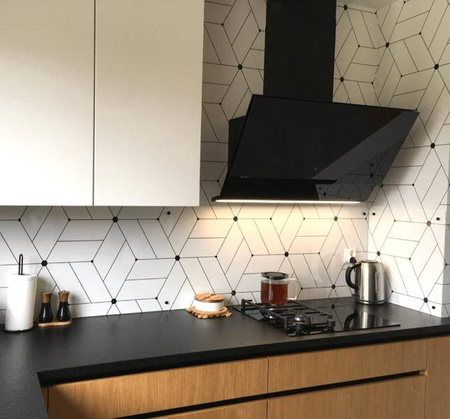Okap kuchenny Zenesor 90.2 Black GLOBALO