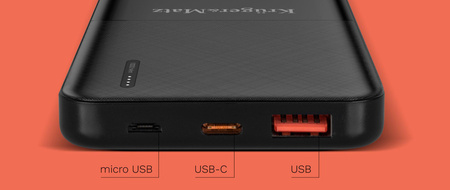 POWER BANK Kruger&Matz 10000 mAh Li-pol z funkcją QC oraz PD