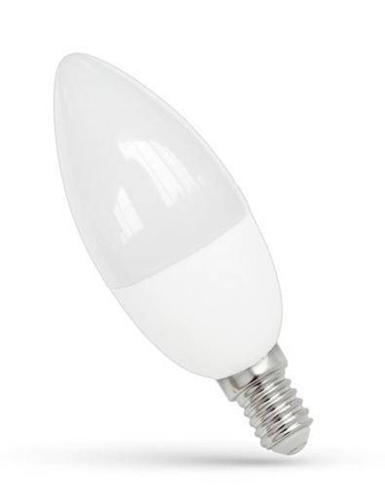 Żarówka świecowa LED E14 230V 8W WW SPECTRUM