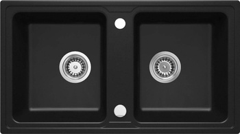 Zlewozmywak granitowy 2-komorowy (ZQZ N203) - Deante