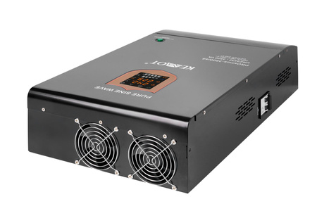 Zasilacz awaryjny KEMOT PROsinus-3500/48 przetwornica z czystym przebiegiem sinusoidalnym i funkcją ładowania 48V 230V 3500VA/2400W - naścienna